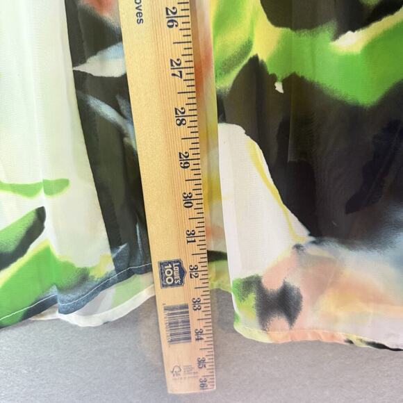 Show Me Your Mumu Women’s Floral Chiffon Wide Leg Pants Built In Shorts Size M - Picture 9 of 10